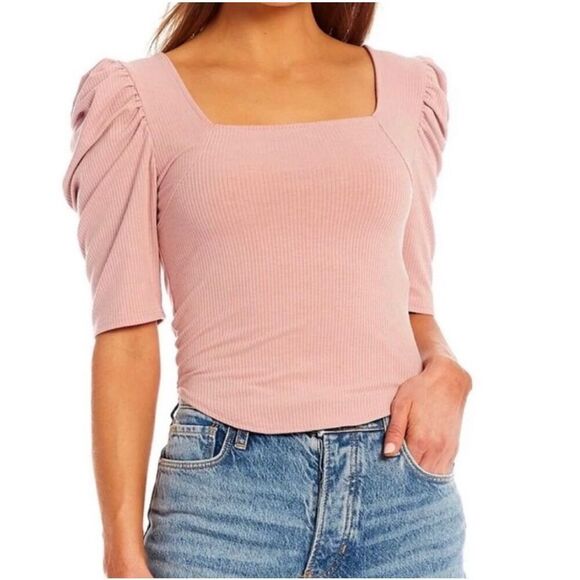 Free People We The Free Night Lily Top Pale Mauve‎ Women’s Size Small NWT - Picture 1 of 8